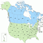 U.S. & Canada map